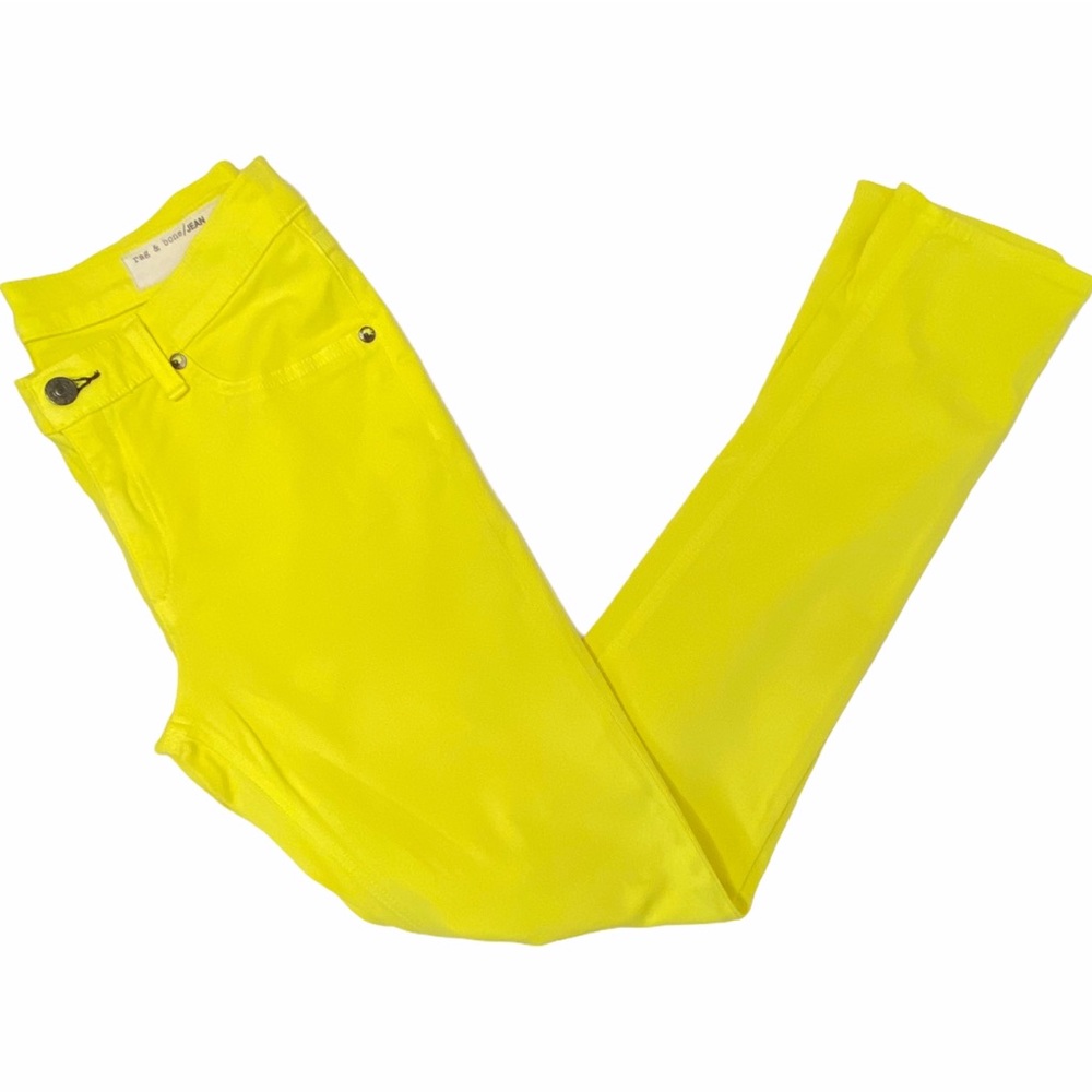 Rag & Bone Bright Yellow Skinny Jean Leggings size 30